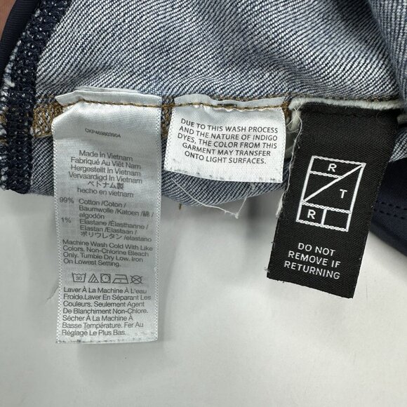 Madewell Women’s Blue Maternity‎ Kick Out Over-The-Belly Jeans W25-30/L26.5 - Picture 6 of 13